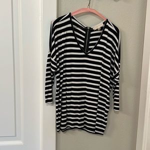 Black and white tunic